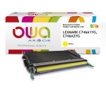 Toner remanufacturé OWA - standard - pour LEXMARK C746A1CG, C746A2CG