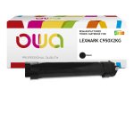 Toner remanufacturé OWA - standard - Noir - pour LEXMARK C950X2KG