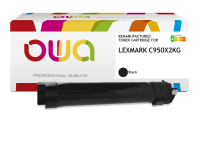 EN_Toner remanufacturé OWA - standard - Noir - pour LEXMARK C950X2KG