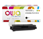 Toner remanufacturé OWA - standard - Noir - pour KYOCERA TK-5135 K