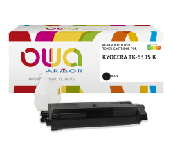 Toner remanufacturé OWA - standard - Noir - pour KYOCERA TK-5135 K