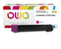 Toner remanufacturé OWA - standard - pour LEXMARK C950X2CG