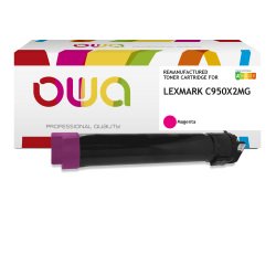 Toner remanufacturé OWA - standard - pour LEXMARK C950X2CG