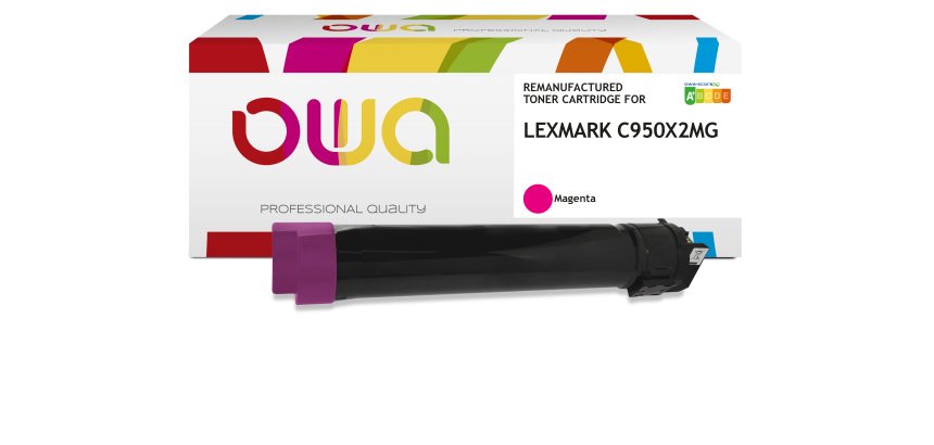 Toner remanufacturé OWA - standard - pour LEXMARK C950X2CG