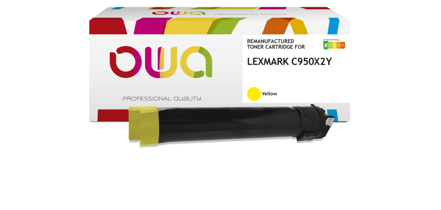 Toner remanufacturé OWA - standard - pour LEXMARK C950X2CG