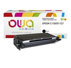 Toner remanufacturé OWA - standard - Noir - pour EPSON C13S051127