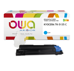 Toner remanufacturé OWA - standard - pour KYOCERA TK-5135 C
