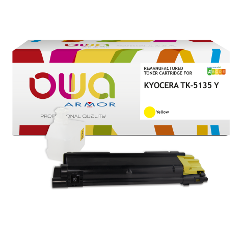 Gereviseerde toner OWA - standaard - voor KYOCERA TK-5135 C