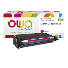 Toner remanufacturé OWA - haute capacité - Magenta - pour EPSON C13S051125