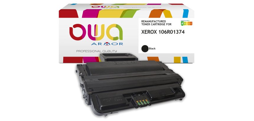 Toner remanufacturé OWA - haute capacité - Noir - pour XEROX 106R01374