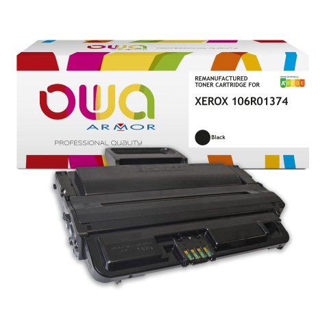 Toner remanufacturé OWA - haute capacité - Noir - pour XEROX 106R01374