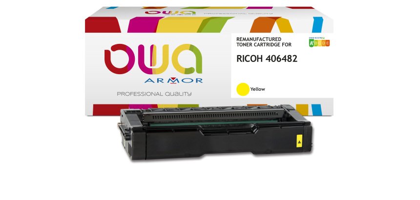 Toner remanufacturé OWA - haute capacité - pour RICOH 406480