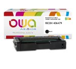 Toner remanufacturé OWA - haute capacité - Noir - pour RICOH 406479