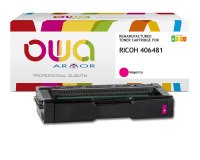 Toner remanufacturé OWA - haute capacité - pour RICOH 406480