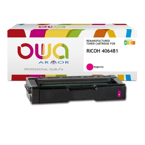 Toner remanufacturé OWA - haute capacité - pour RICOH 406481