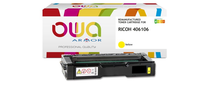 Toner remanufacturé OWA - standard - pour RICOH 406097