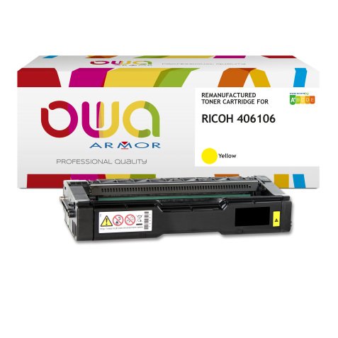 Toner remanufacturé OWA - standard - pour RICOH 406097