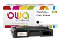 DE_Toner remanufacturé OWA - standard - Noir - pour RICOH 406094