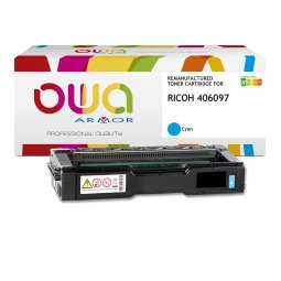 Toner remanufacturé OWA - standard - pour RICOH 406097