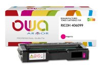 Toner remanufacturé OWA - standard - pour RICOH 406097