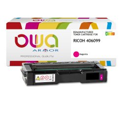 Toner remanufacturé OWA - standard - pour RICOH 406097
