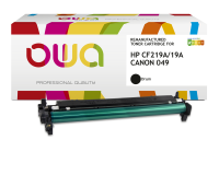 Tambour remanufacturé OWA - standard - Noir - pour HP CF219A, CANON 049