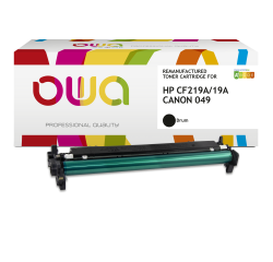 EN_Tambour remanufacturé OWA - standard - Noir - pour HP CF219A, CANON 049