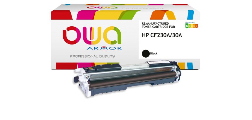 Toner remanufacturé OWA - standard - Noir - pour HP CF230A, CANON 051