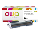 Toner remanufacturé OWA - standard - Noir - pour HP CF230A, CANON 051