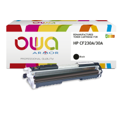 Toner remanufacturé OWA - standard - Noir - pour HP CF230A, CANON 051