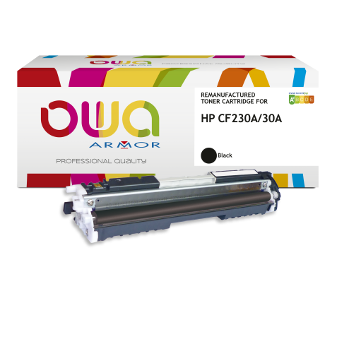 Toner remanufacturé OWA - standard - Noir - pour HP CF 230 A, CANON 051