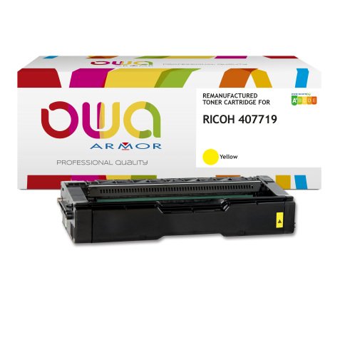 Toner remanufacturé OWA - haute capacité - pour RICOH 407717