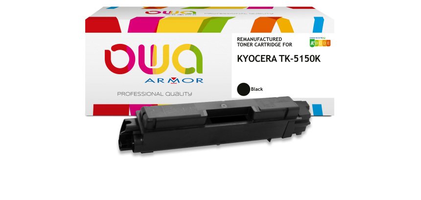 Toner remanufacturé OWA - standard - Noir - pour KYOCERA TK-5150 K