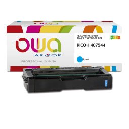 Toner remanufacturé OWA - standard - pour RICOH 407544