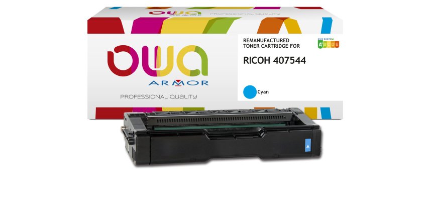 Toner remanufacturé OWA - standard - pour RICOH 407544