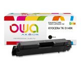 Toner remanufacturé OWA - standard - Noir - pour KYOCERA TK-5140 K