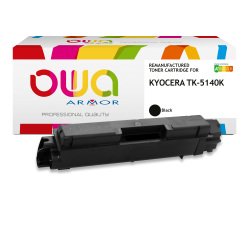 EN_Toner remanufacturé OWA - standard - Noir - pour KYOCERA TK-5140 K