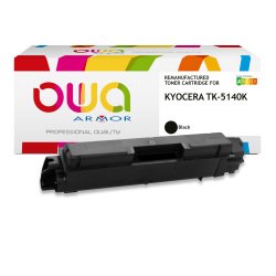 Toner remanufacturé OWA - standard - Noir - pour KYOCERA TK-5140 K