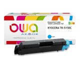 Toner remanufacturé OWA - standard - Cyan - pour KYOCERA TK-5150C