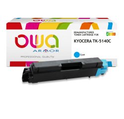 Toner remanufacturé OWA - standard - pour KYOCERA TK-5140 C