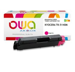 Toner remanufacturé OWA - standard - pour KYOCERA TK-5140 C