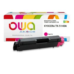 Toner remanufacturé OWA - standard - pour KYOCERA TK-5140 C