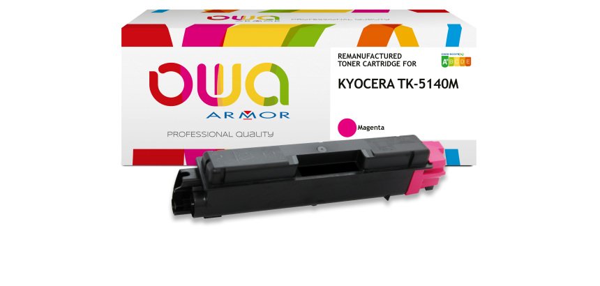 Toner remanufacturé OWA - standard - pour KYOCERA TK-5140 C