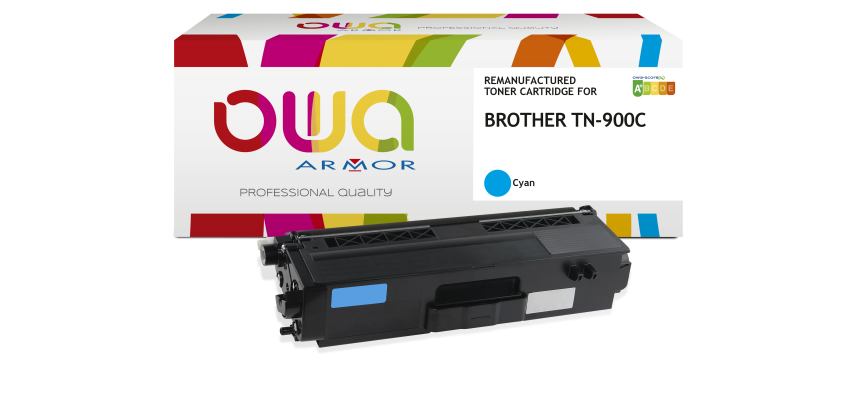 Toner remanufacturé OWA - standard - pour BROTHER TN-900C