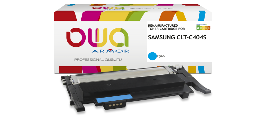 Toner remanufacturé OWA - standard - pour SAMSUNG CLT-C404S/ELS