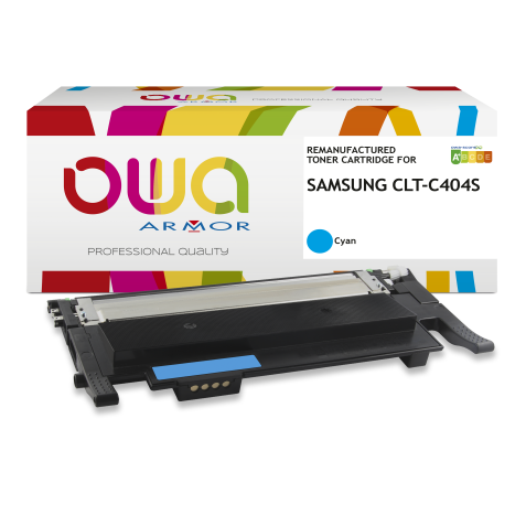 Toner remanufacturé OWA - standard - pour SAMSUNG CLT-C404S/ELS