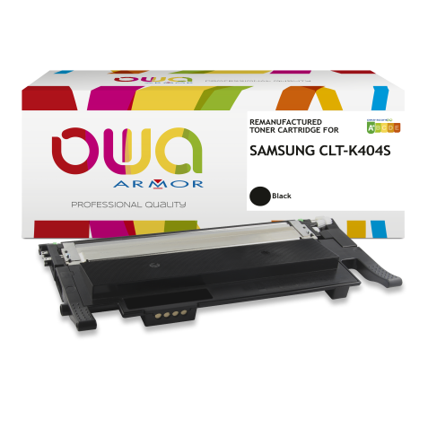 Toner remanufacturé OWA - standard - Noir - pour SAMSUNG CLT-K404S/ELS