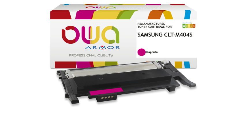 Toner remanufacturé OWA - standard - pour SAMSUNG CLT-C404S/ELS