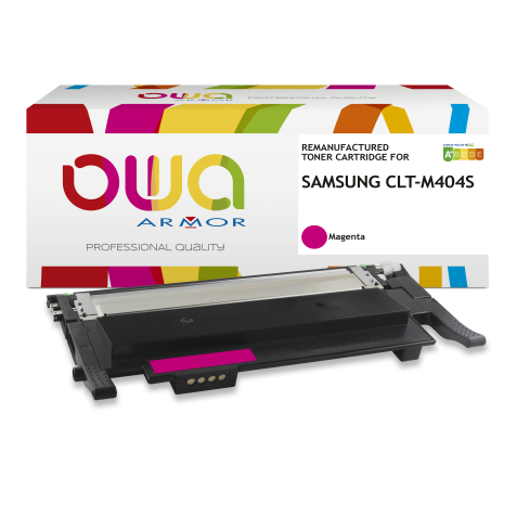 Toner remanufacturé OWA - standard - pour SAMSUNG CLT-C404S/ELS