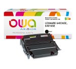Toner remanufacturé OWA - standard - Noir - pour LEXMARK 64036SE, 64016SE